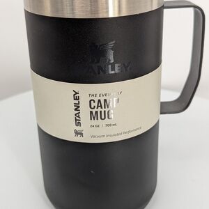 new STANLEY Stay Hot Camp Mug Cup Coffee black ☕ 24 OZ Scratched